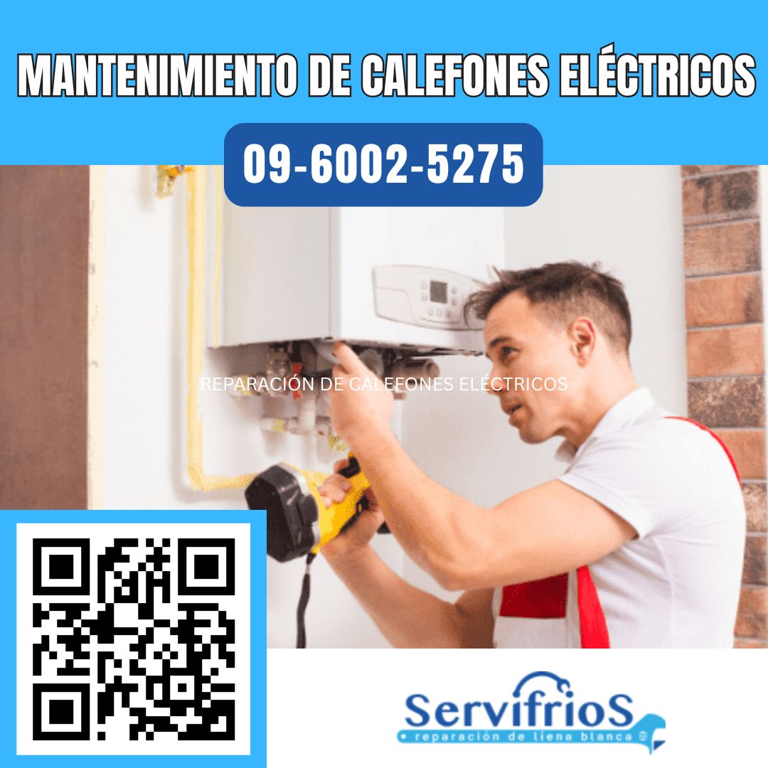 mantenimiento de calefones electricos