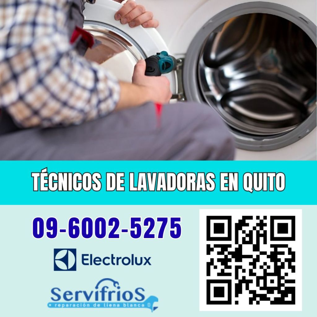 Técnicos de lavadoras electrolux en Quito