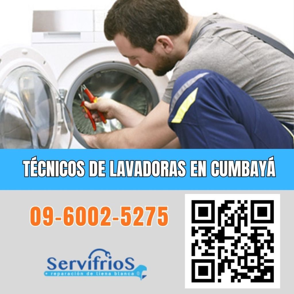 Técnicos de lavadoras en cumbaya