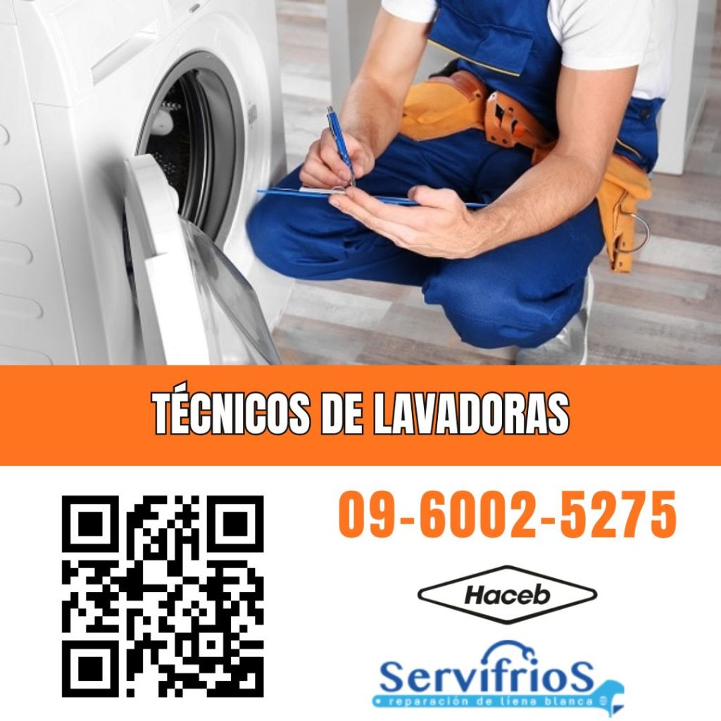 Técnicos de lavadoras haceb