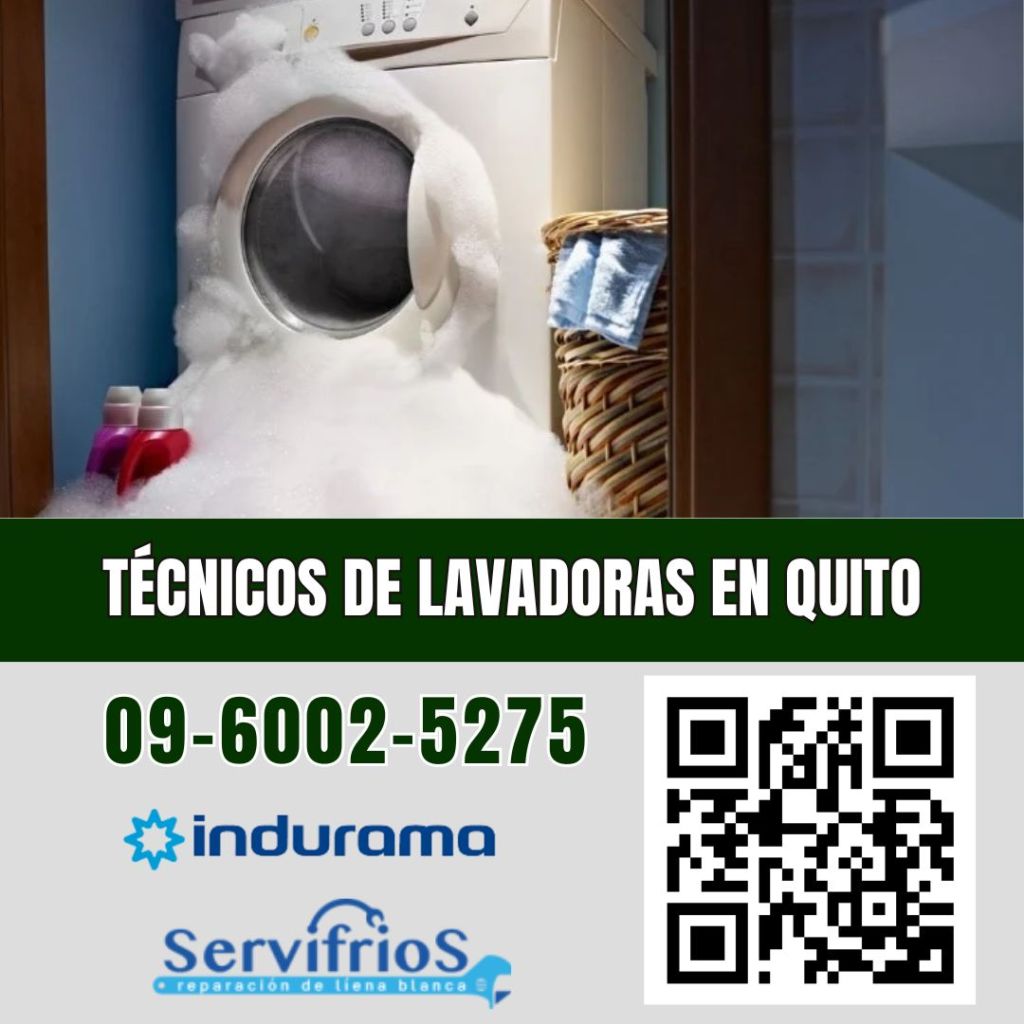 Técnicos de lavadoras indurama en Quito