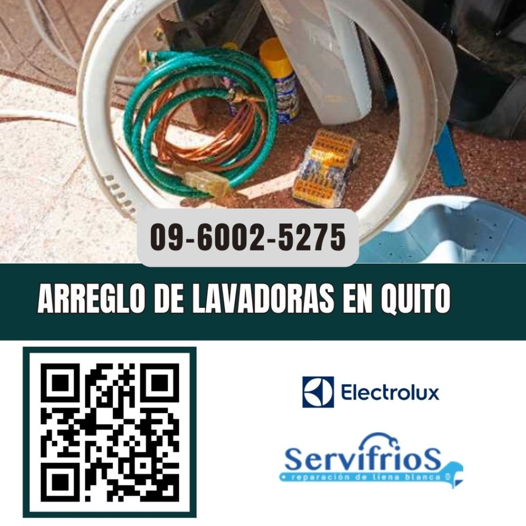 arreglo de lavadoras electrolux en Quito