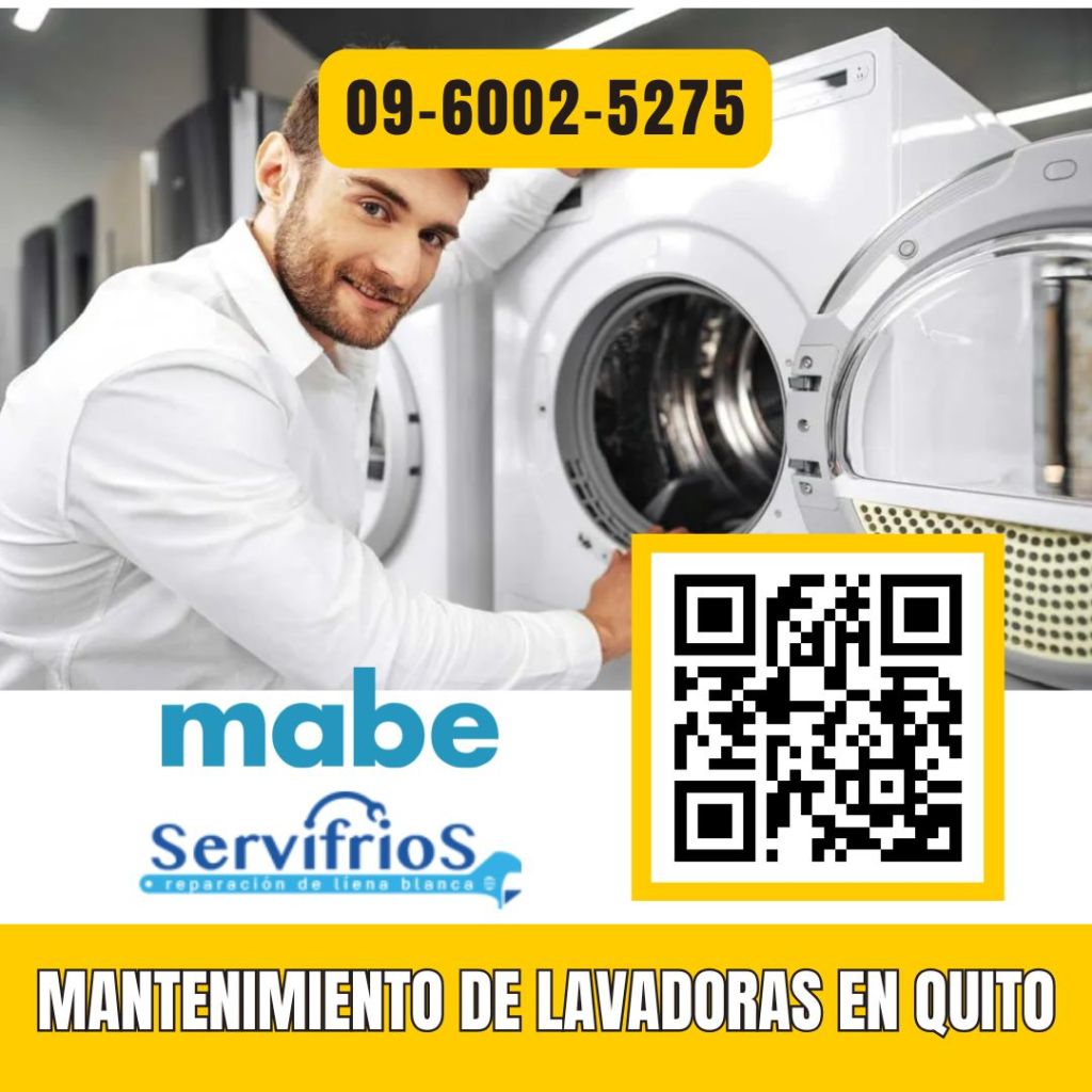 mantenimiento de lavadoras mabe en Quito